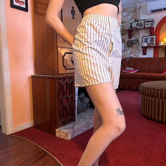 1960s Hanes polycotton boxer brief shorts - made in the usa! - Picture 2 of 12